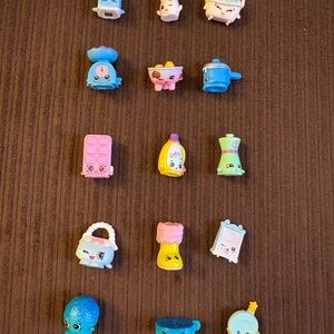 Colorful Shopkins Figurines